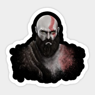 Kratos God Of War 4 Sticker